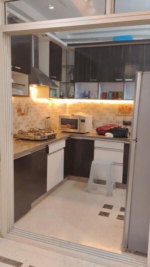 Kitchen in 3 BHK Builder Floor at Chittaranjan Park – for Sale