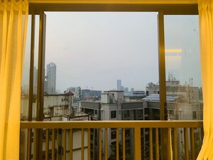 Balcony in 2 BHK Apartment at Dynamix Divum, Malad East – for Rent