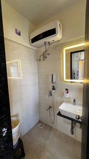 Bathroom in 2 BHK Apartment at Bini Winspace Amelio, Andheri West – for Rent