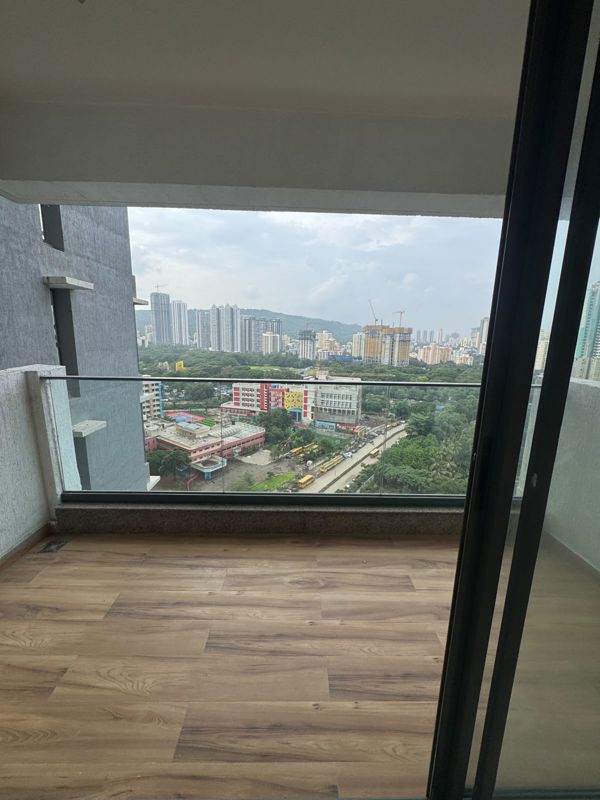 Balcony, raunak-heights 1 Bedroom 410 Sq.Ft. Apartment In Ghodbunder Road Thane 10681039