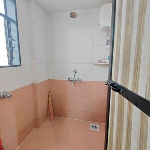 Bathroom in 1 BHK Apartment at Satellite Garden, Goregaon East – for Rent