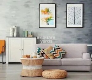 Living Room in 4 BHK Penthouse at Nirmiti Harmony, Aundh – for Rent