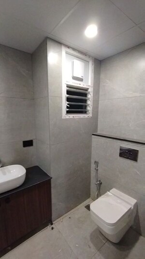 Bathroom in 3 BHK Apartment at Riz Enclave, Benson Town – for Rent