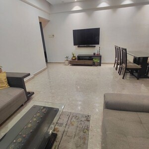 Living Room in 3 BHK Apartment at Satellite Tower, Goregaon East – for Rent