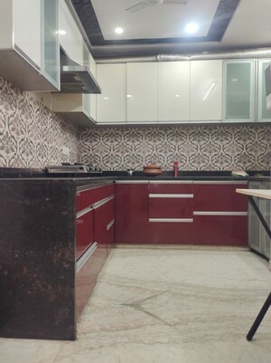 Kitchen in 2 BHK Builder Floor at Lajpat Nagar – for Rent