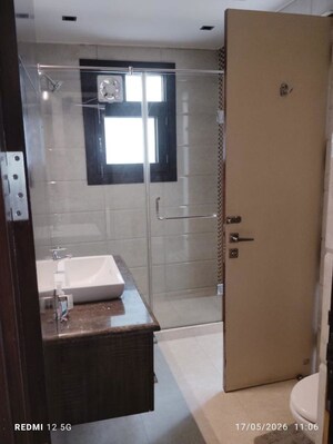 Bathroom in 4 BHK Builder Floor at East Of Kailash – for Rent
