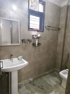 Bathroom in 2 BHK Builder Floor at Malviya Nagar – for Rent