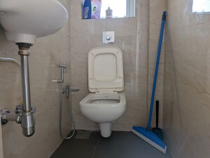 Bathroom in 1 BHK Apartment at Hiranandani Gardens Cypress, Powai – for Rent