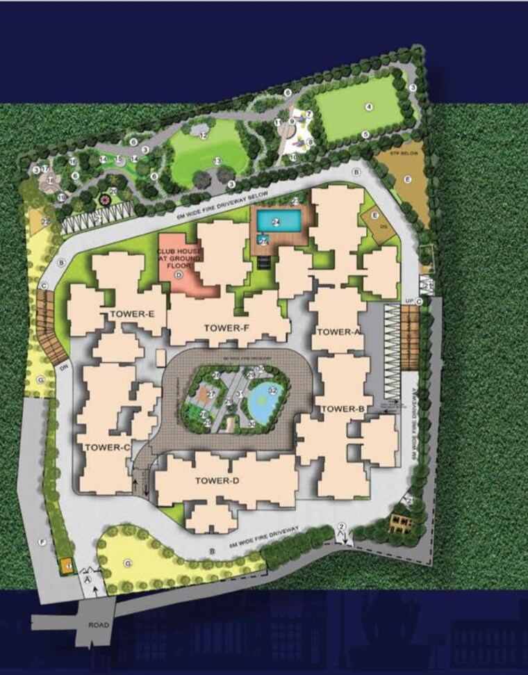 Master Plan, shriram-sapphire 3 Bedroom 1265 Sq.Ft. Apartment In Bommasandra Bangalore 10681232