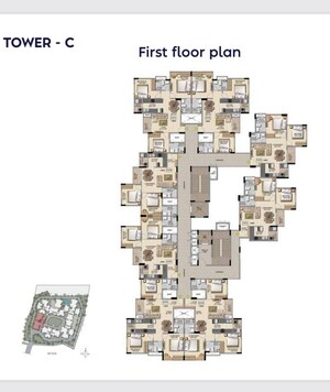 Master Plan in 3 BHK Apartment at Shriram Sapphire, Bommasandra – for Sale