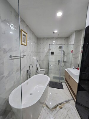 Bathroom in 3 BHK Apartment at Shristi The V, Rajarhat New Town – for Sale