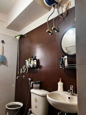 Bathroom in 2 BHK Apartment at Srijan Heritage Enclave Phase I, Rajarhat Road – for Rent