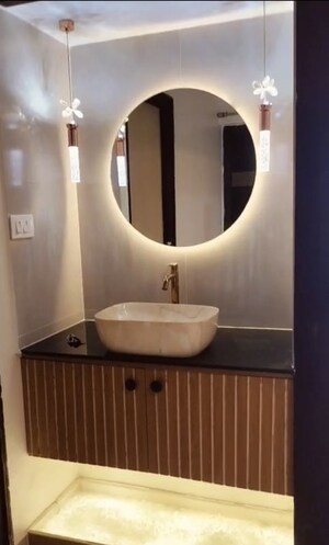 Bathroom in 3 BHK Apartment at Lansum Greens, Madhavadhara – for Rent
