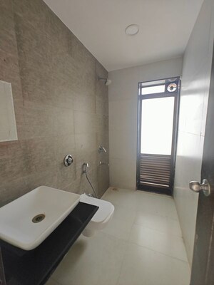 Bathroom in 3 BHK Apartment at Ishwar Ecstasy, Nerul – for Rent