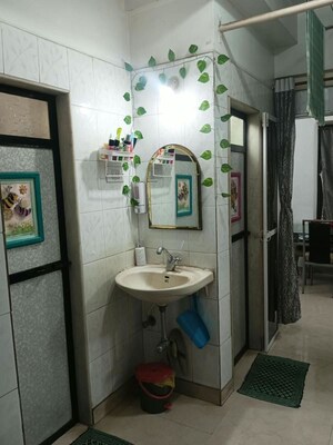Bathroom in 2 BHK Apartment at Parimal Apartment, Nerul – for Sale