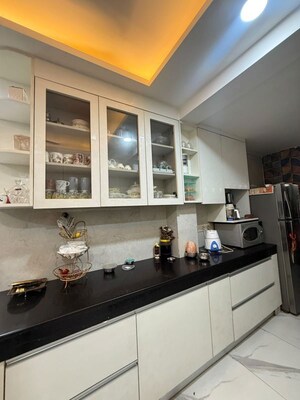Kitchen in 3 BHK Builder Floor at M2K Aura, Sector 47 – for Rent