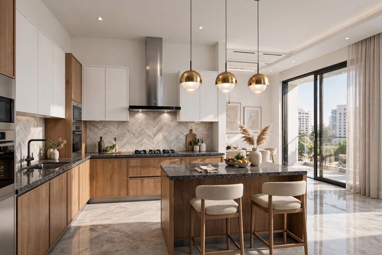 Kitchen, irish-platinum 3 Bedroom 1925 Sq.Ft. Apartment In Sector 10 Greater Noida Greater Noida 10681394