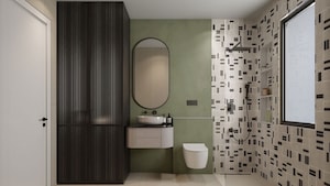 Bathroom in 3.5 BHK Apartment at Ishaan The Element, Siddharth Vihar – for Sale