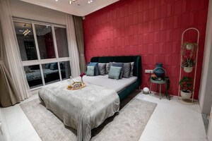 Bedroom in 2 BHK Apartment at Purva Panorama, Ghodbunder Road – for Sale