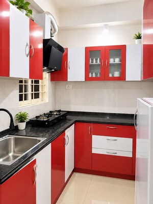 Kitchen in 2 BHK Apartment at Muppas Aaradhya, Narsingi – for Rent