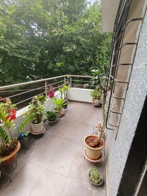 Balcony in 2 BHK Apartment at Viva Hallmark, Bavdhan – for Rent