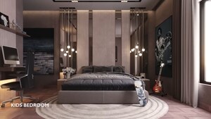Bedroom in 3 BHK Apartment at Aurobindo The Regent, Kondapur – for Sale