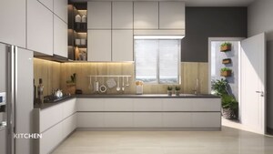 Kitchen in 3 BHK Apartment at Aurobindo The Regent, Kondapur – for Sale