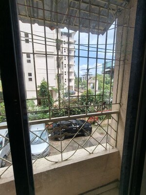 Balcony in 2 BHK Apartment at Prajapati Tulip, Vashi Sector 28 – for Rent