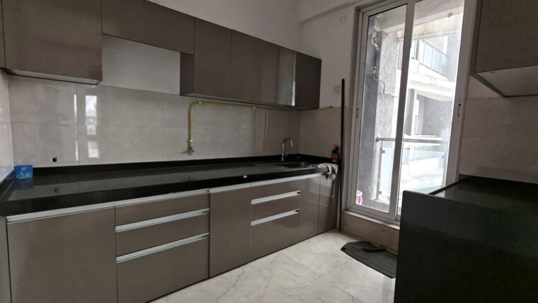 Kitchen, rosa-manhattan 3 Bedroom 1100 Sq.Ft. Apartment In Ghodbunder Road Thane 10681585