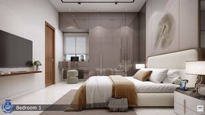 Master Bedroom in 2.5 BHK Apartment at Sukhii Ubuntu, Puppalaguda – for Sale