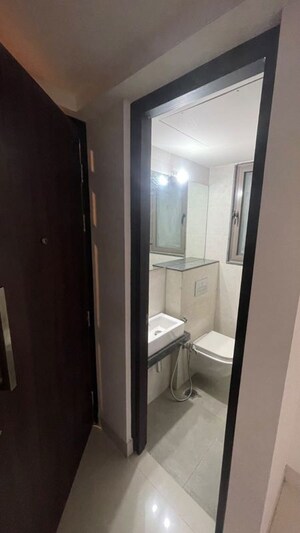Bathroom in 1 BHK Apartment at Piramal Vaikunth, Balkum Pada – for Rent