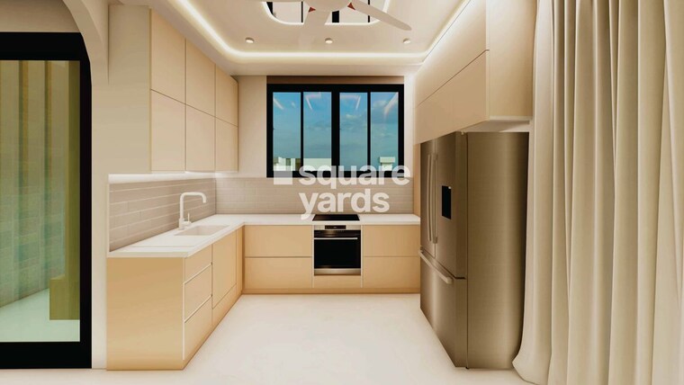Kitchen, hakke-ekaant 3 Bedroom 1120 Sq.Ft. Villa In Bhekrai Nagar Pune 10681555