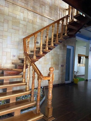 Staircase in 4 BHK Penthouse at Sahastradhara Road – for Sale