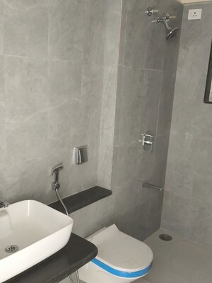 Bathroom in 1 BHK Apartment at Border Roads CHS Phase 1, Dhanori – for Rent