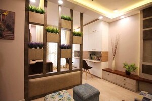 Living Room in 3 BHK Apartment at Hiranandani Atlantis, Powai – for Rent