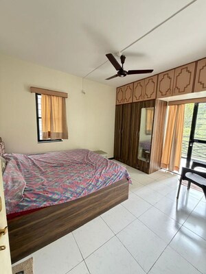 Bedroom in 1 BHK Apartment at Vanaz Corner, Kothrud – for Rent