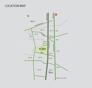 3.5 BHK Apartment – Map Location View at ATS Kocoon, Sector 109 - for Sale