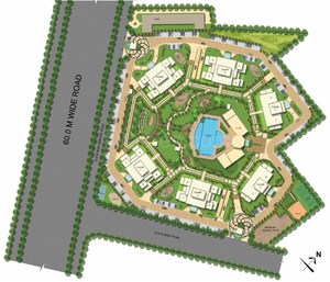 Master Plan in 3.5 BHK Apartment at ATS Kocoon, Sector 109 – for Sale