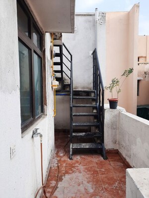 Staircase in 2.5 BHK Penthouse at Eldeco Mystic Green Phase II, Omicron I Greater Noida – for Sale