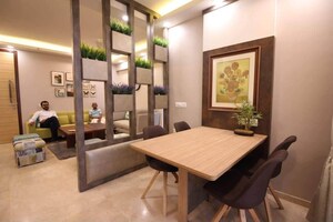 Living Room in 3 BHK Apartment at Hiranandani Atlantis, Powai – for Rent