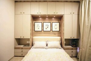 Bedroom in 3 BHK Apartment at Hiranandani Atlantis, Powai – for Rent