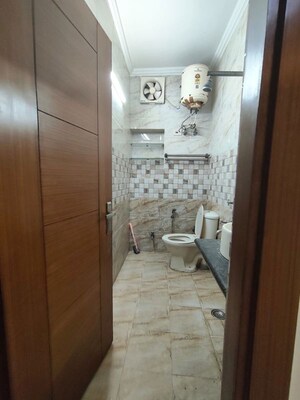 Bathroom in 3 BHK Builder Floor at Kalkaji – for Rent