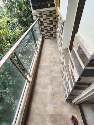 Balcony in 3 BHK Builder Floor at Kalkaji – for Rent
