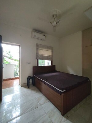 Bedroom in 3 BHK Builder Floor at Kalkaji – for Rent