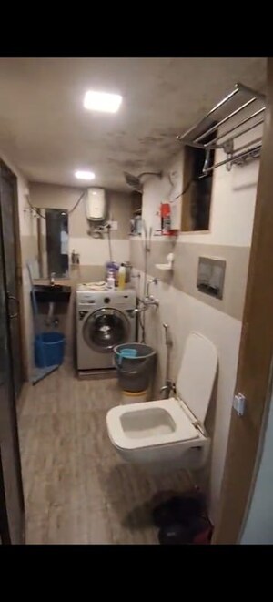 Bathroom in 1 BHK Apartment at MHADA Century Mill, Lower Parel – for Rent