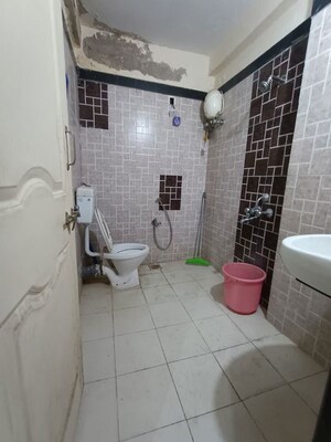 Bathroom in 2 BHK Apartment at Lake avenue CHS, Powai – for Rent