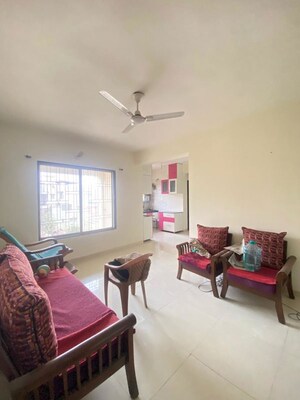 Living Room in 2 BHK Apartment at Veddant Ganesh Bella Rossa Phase 2, Punawale – for Rent