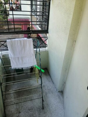 Balcony in 2 BHK Apartment at Bhusari Colony – for Rent