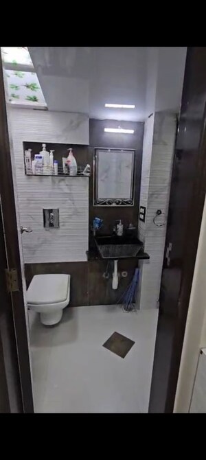 Bathroom in 2.5 BHK Apartment at Parasmani Tower, Dadar East – for Rent