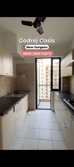 Kitchen in 3 BHK Apartment at Godrej Oasis, Sector 88a – for Sale